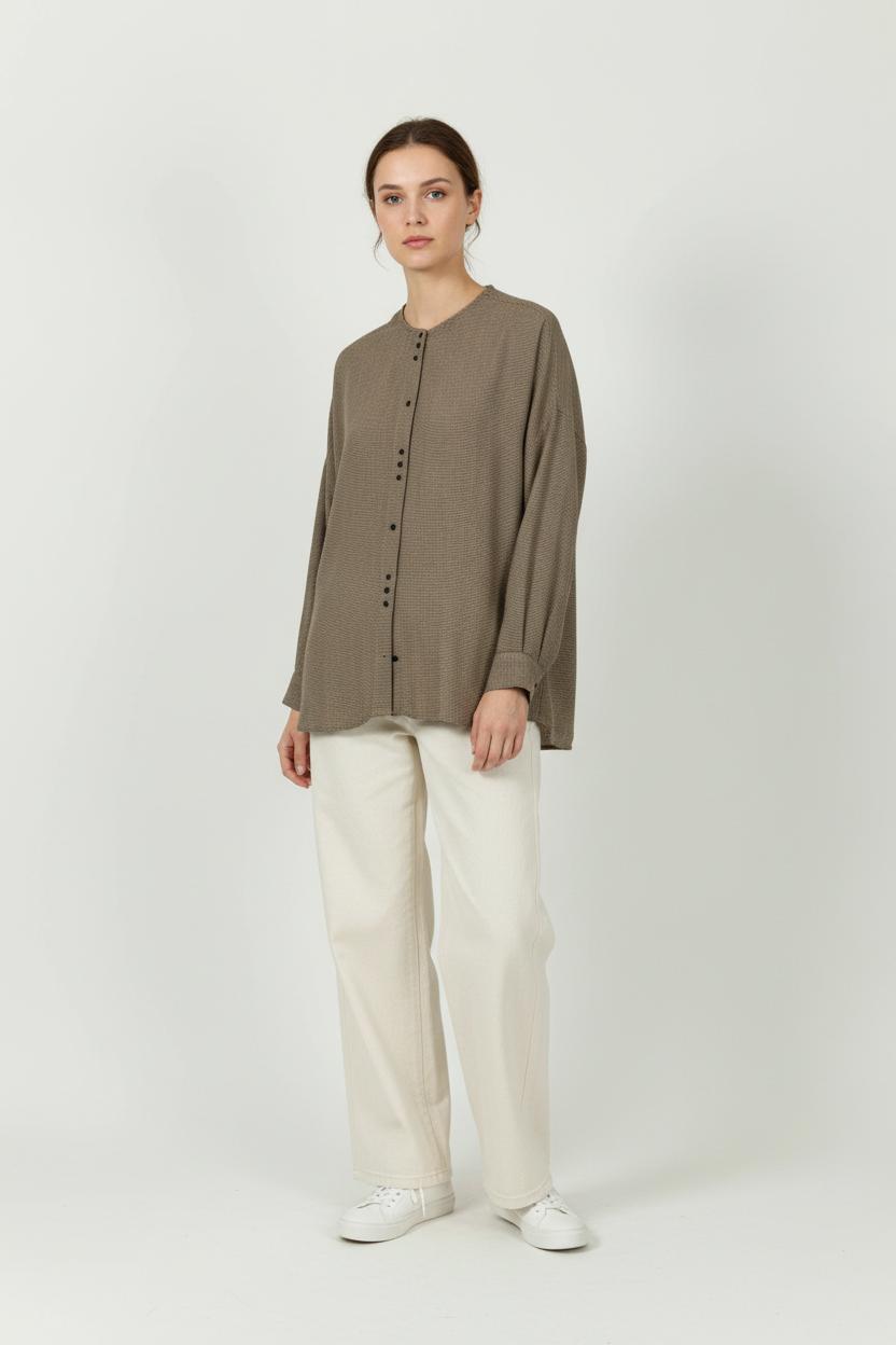 Chemise Marron - Taille S/36 de la marque Sessùn | PARAD95447 - Vendu par Paradigme - Image 1