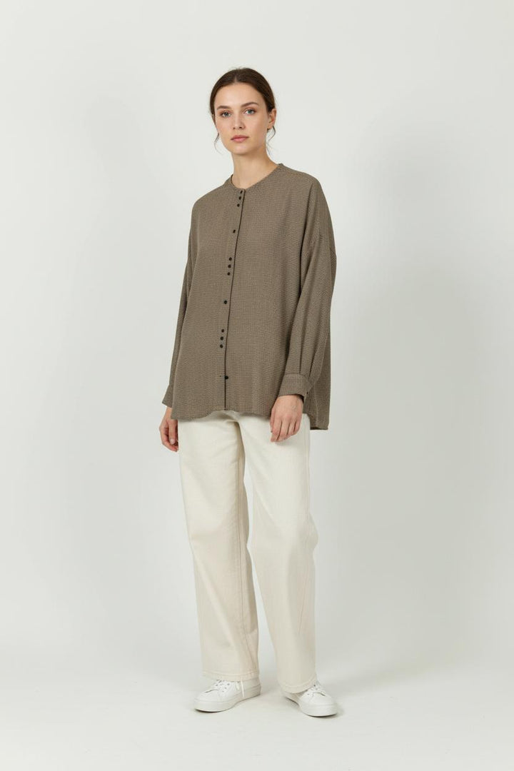 Chemise Marron - Taille S/36 de la marque Sessùn | PARAD95447 - Vendu par Paradigme - Image 1