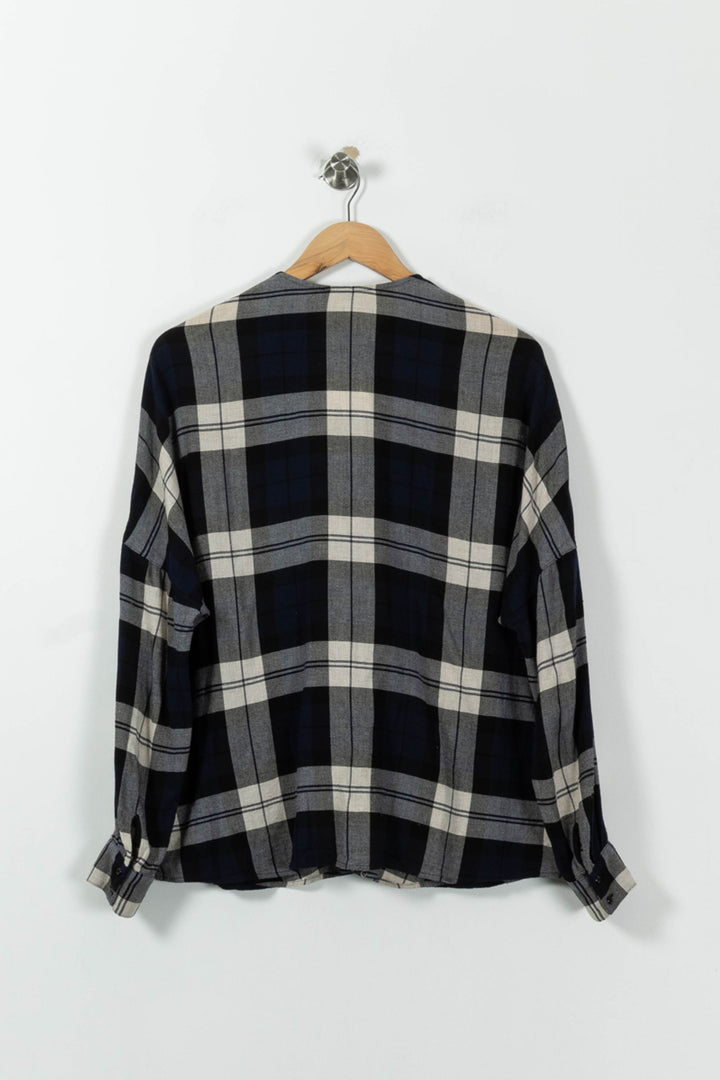 Chemise Bleu et Gris - Taille S/36 de la marque Sessùn | PARAD95454 - Vendu par Paradigme - Image 4