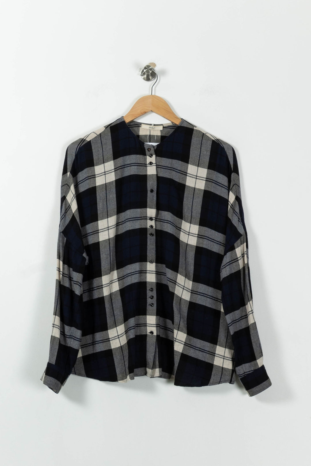 Chemise Bleu et Gris - Taille S/36 de la marque Sessùn | PARAD95454 - Vendu par Paradigme - Image 2