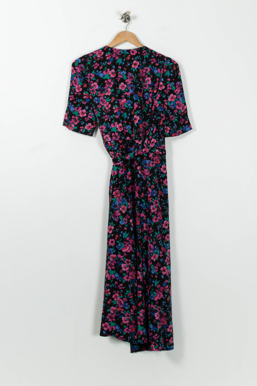 Robe Longue Noire et Fleurie - Taille L/40 de la marque Petite Mendigote | PARAD95459 - Vendu par Paradigme - Image 4