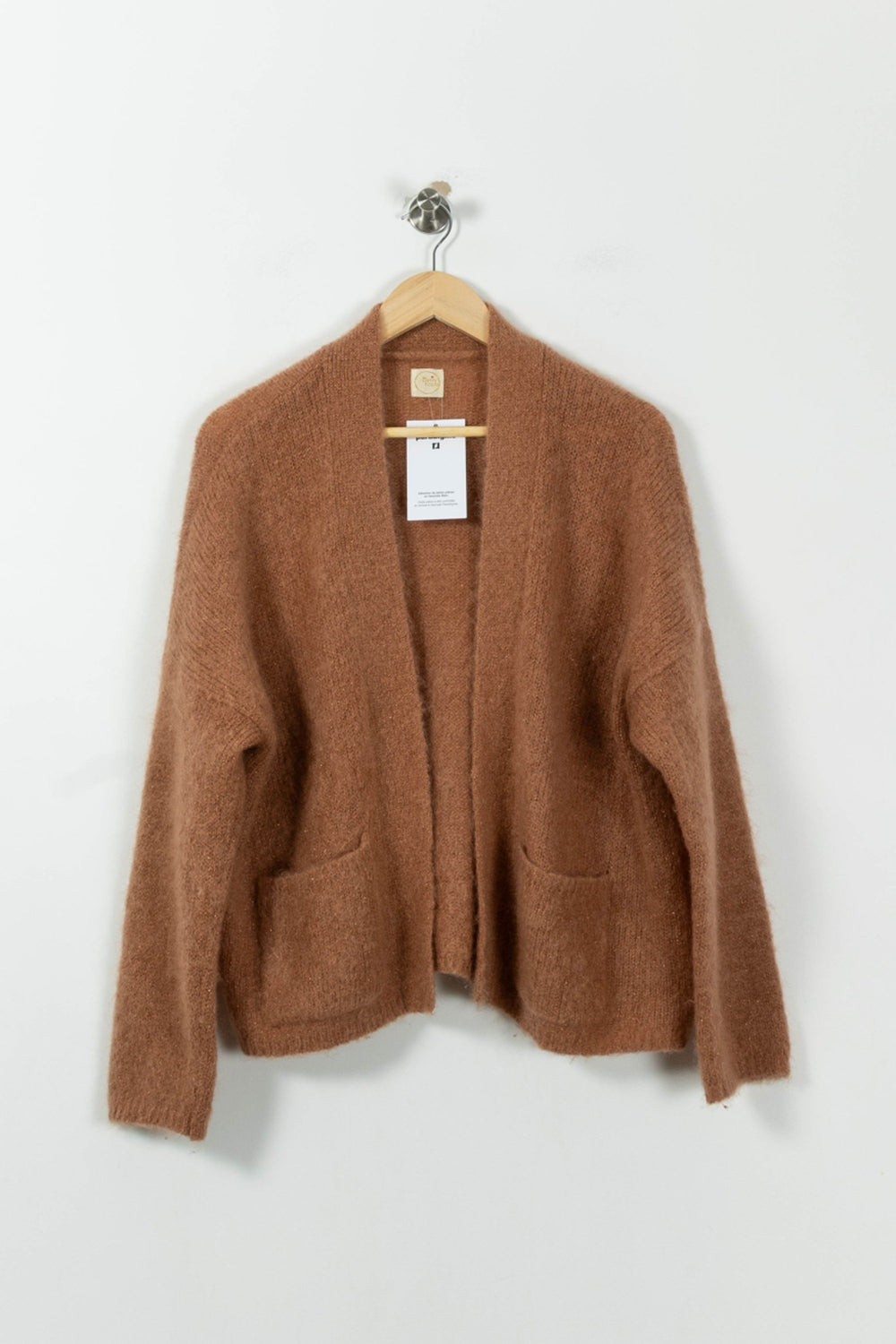 Cardigan Marron - Taille L/40 de la marque Des petits hauts | PARAD95464 - Vendu par Paradigme - Image 2