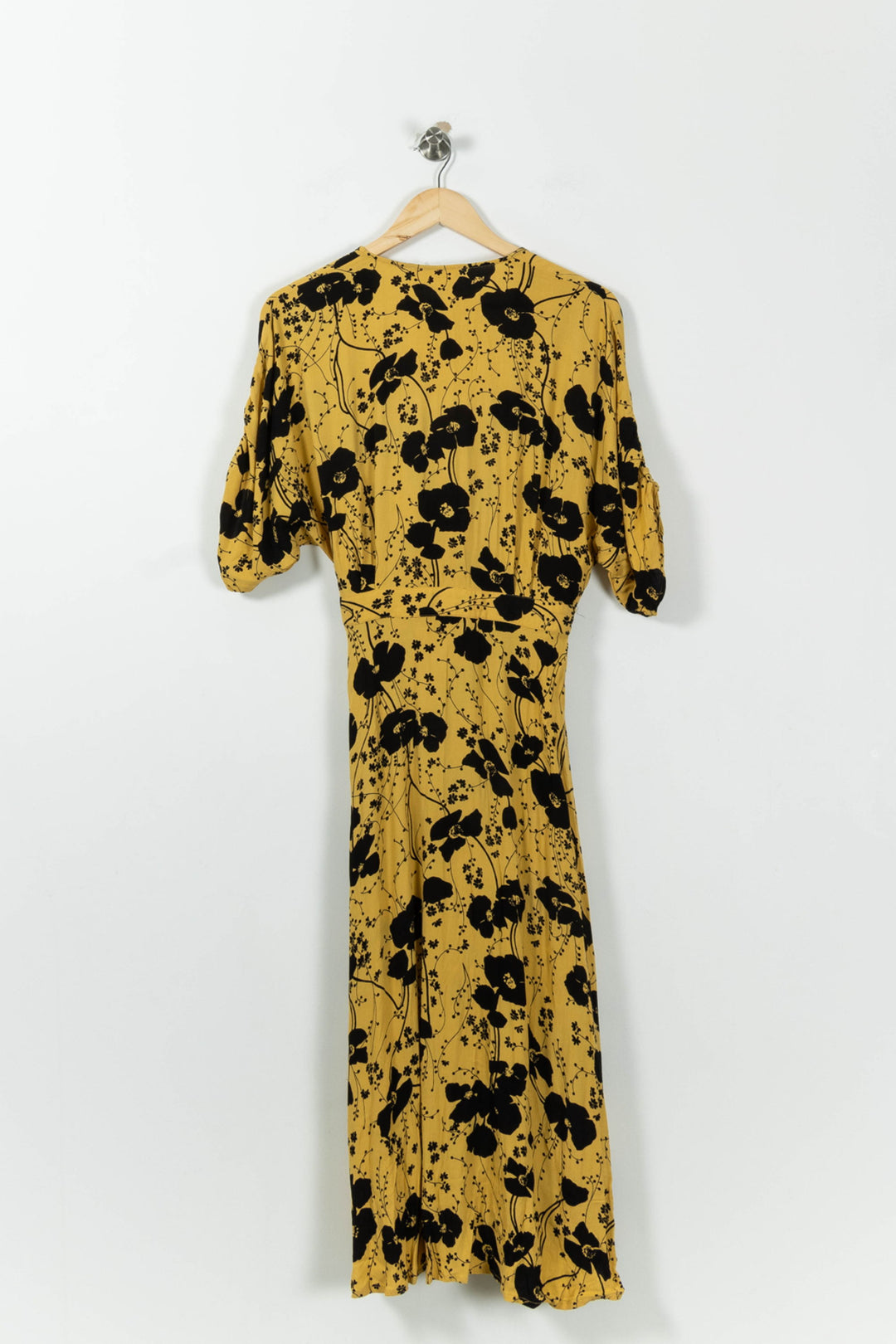 Robe Longue Jaune et Noire - Taille L/40 de la marque ba&sh | PARAD95465 - Vendu par Paradigme - Image 4