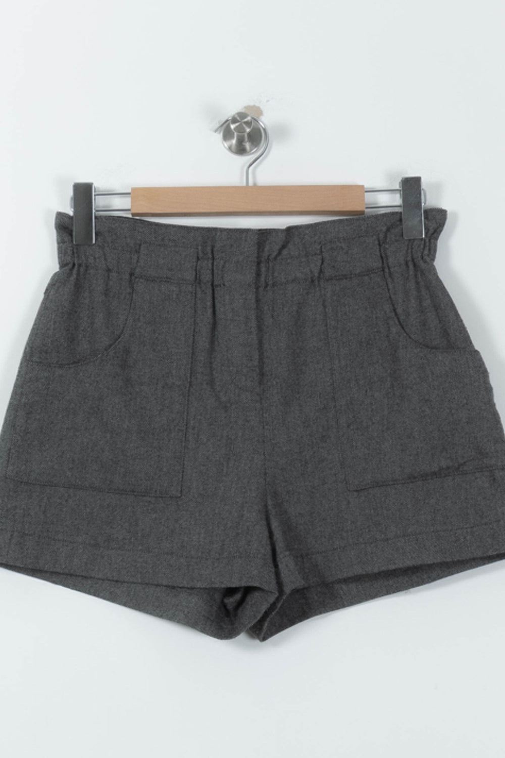 Short Gris - Taille M/38 de la marque ba&sh | PARAD95466 - Vendu par Paradigme - Image 2