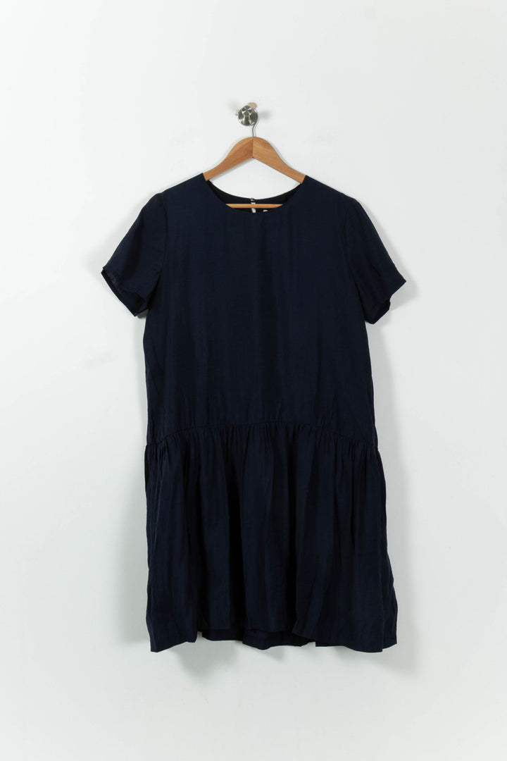 Robe Courte Bleue - Taille M/38 de la marque Samsoe Samsoe | PARAD95467 - Vendu par Paradigme - Image 2