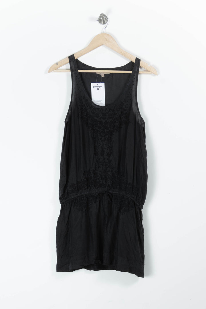 Robe Courte Noire - Taille M/38 de la marque Sandro | PARAD95471 - Vendu par Paradigme - Image 2