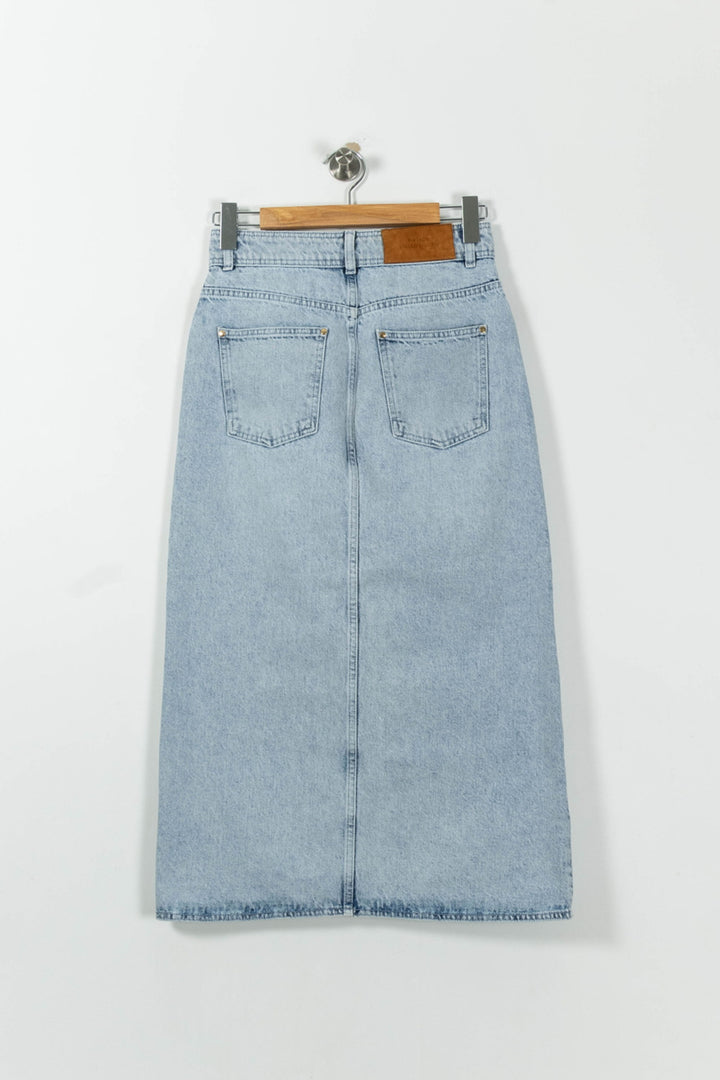 Jupe Longue Bleue - Taille M/38 de la marque Maison Stella & Suzie | PARAD95475 - Vendu par Paradigme - Image 4