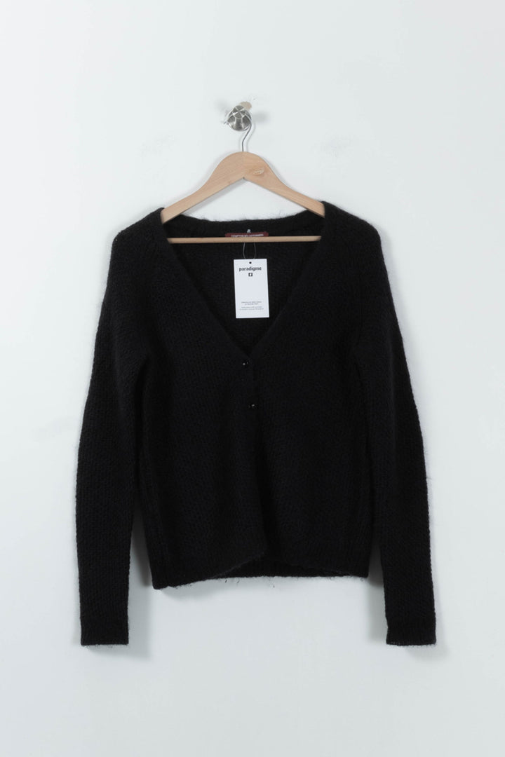 Cardigan Noir - Taille M/38 de la marque Comptoir des Cotonniers | PARAD95482 - Vendu par Paradigme - Image 2