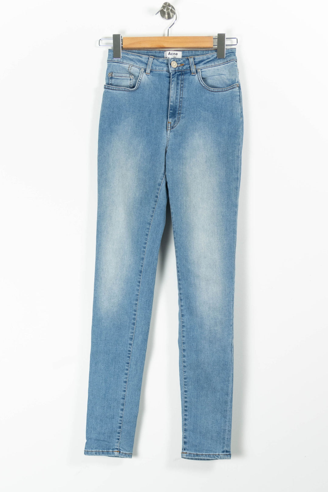 Jean Slim Bleu - Taille M/38 de la marque Acne Studios | PARAD95485 - Vendu par Paradigme - Image 2