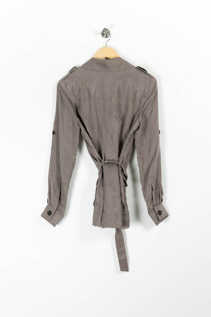 Trench Marron - Taille L/40 de la marque Gerard Darel | PARAD95491 - Vendu par Paradigme - Image 4