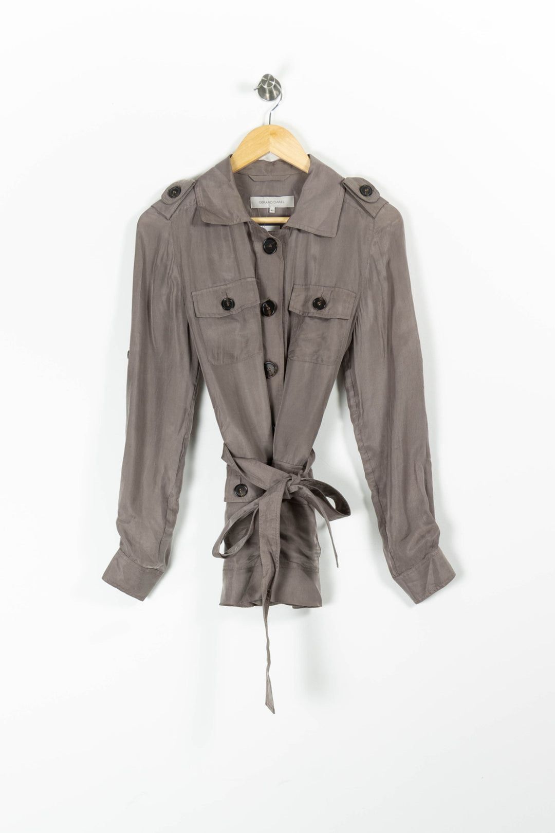 Trench Marron - Taille L/40 de la marque Gerard Darel | PARAD95491 - Vendu par Paradigme - Image 2