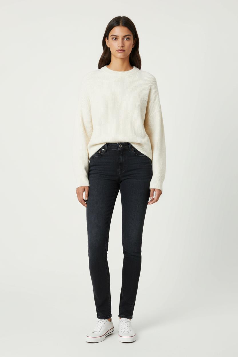 Jean Slim Noir - Taille S/36 de la marque Acne Studios | PARAD95509 - Vendu par Paradigme - Image 1