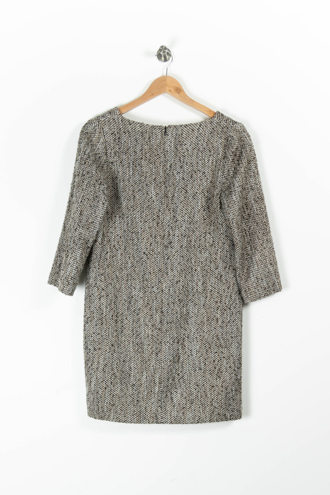 Robe Droite Grise - Taille M/38 de la marque Caroll | PARAD95511 - Vendu par Paradigme - Image 4