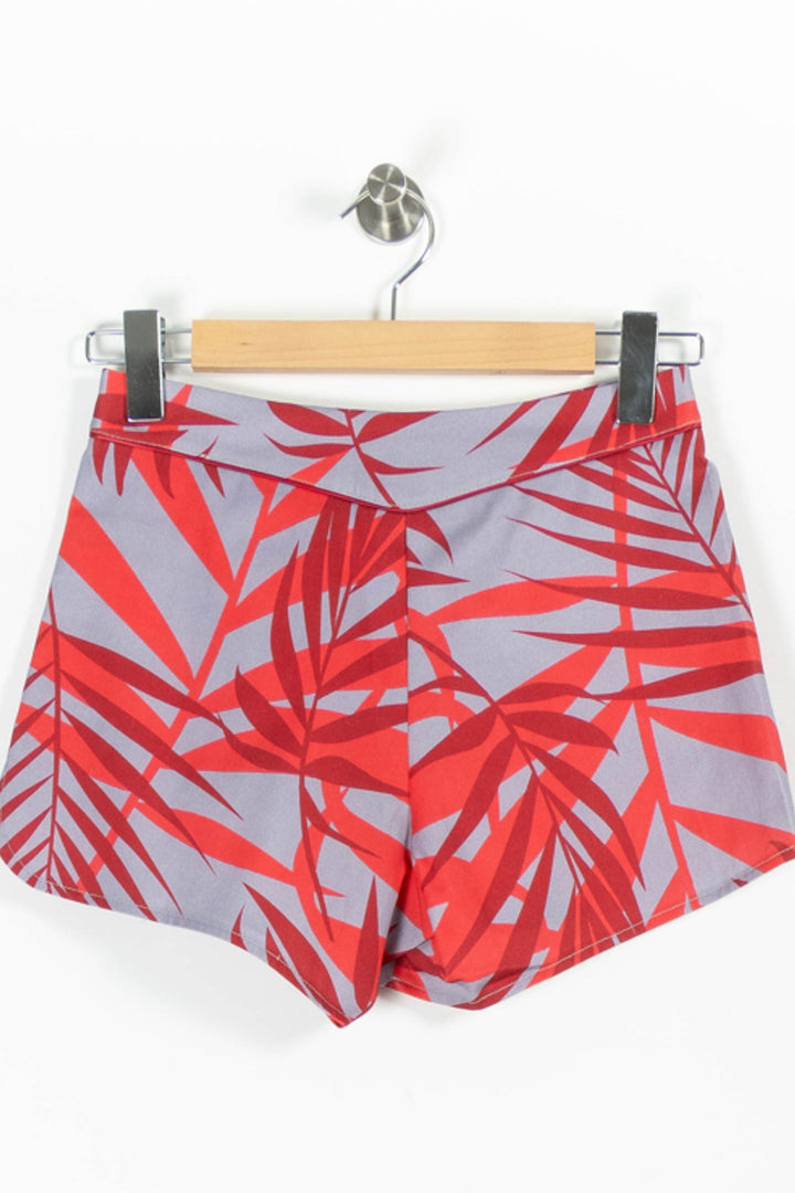 Short Imprimé Rouge et Gris - Taille XS/34 de la marque Heimstone | PARAD95512 - Vendu par Paradigme - Image 4