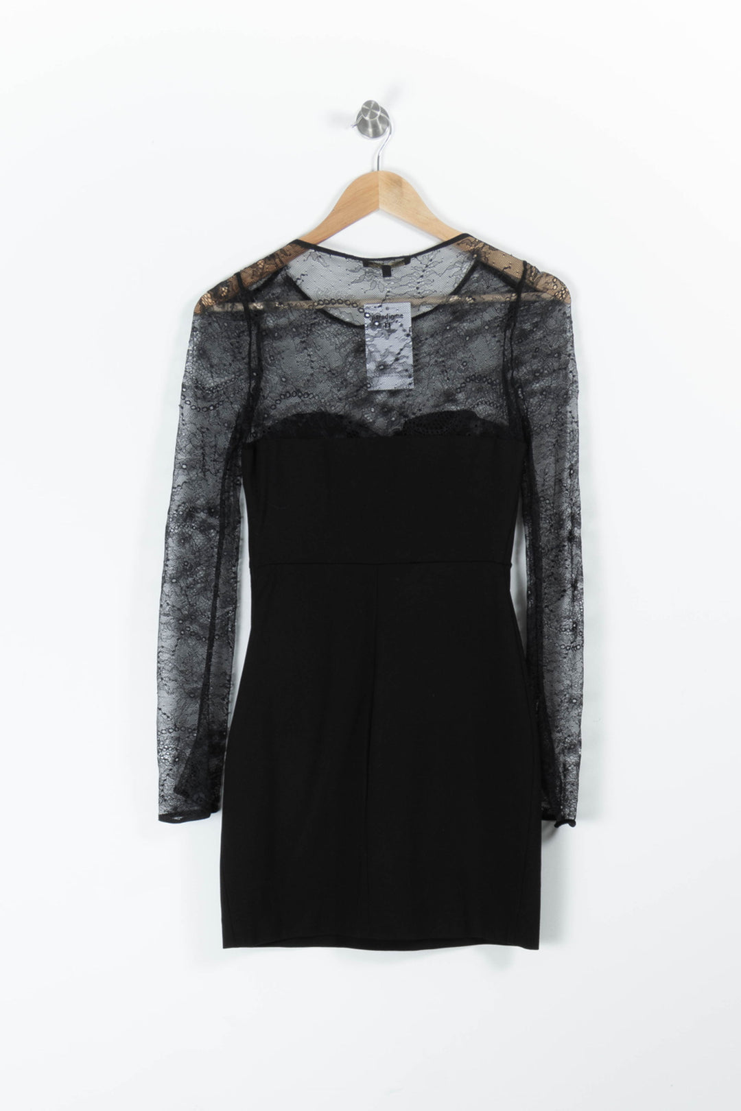 Robe Courte Noire - Taille S/36 de la marque Maje | PARAD95514 - Vendu par Paradigme - Image 4