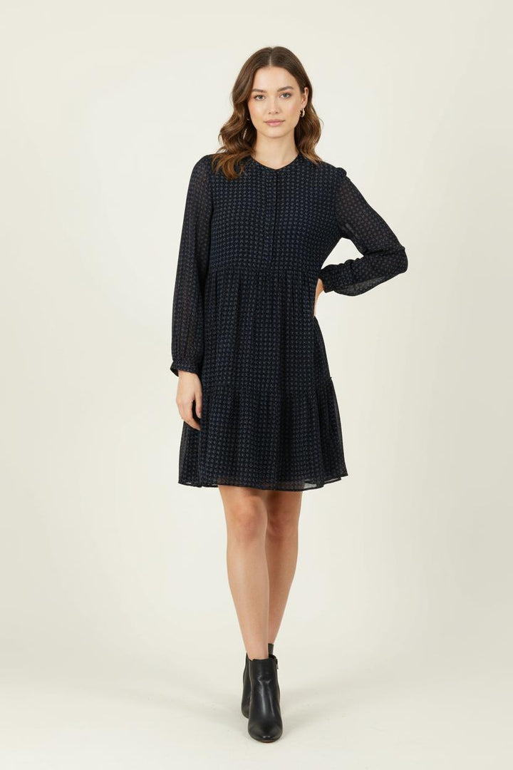 Robe Courte Noire et Bleue - Taille L/40 de la marque Maison 123 | PARAD95517 - Vendu par Paradigme - Image 1