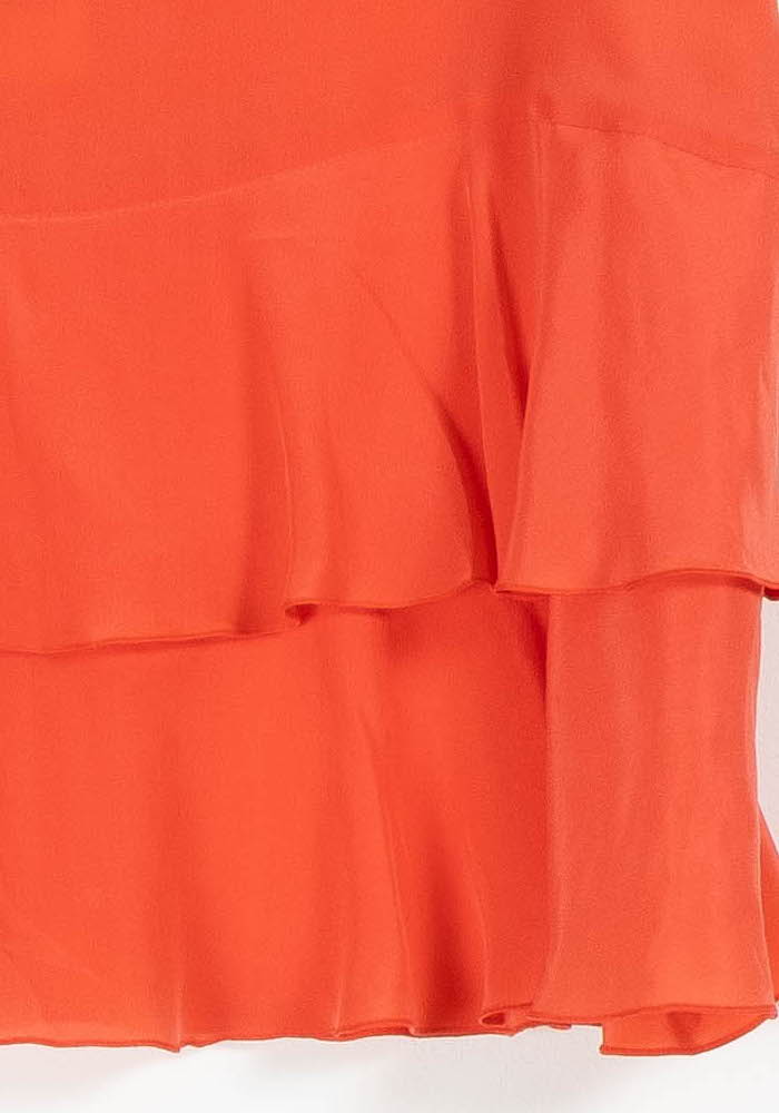 Jupe Volantée Orange - Taille XL/42 de la marque Pablo | PARAD95523 - Vendu par Paradigme - Image 3