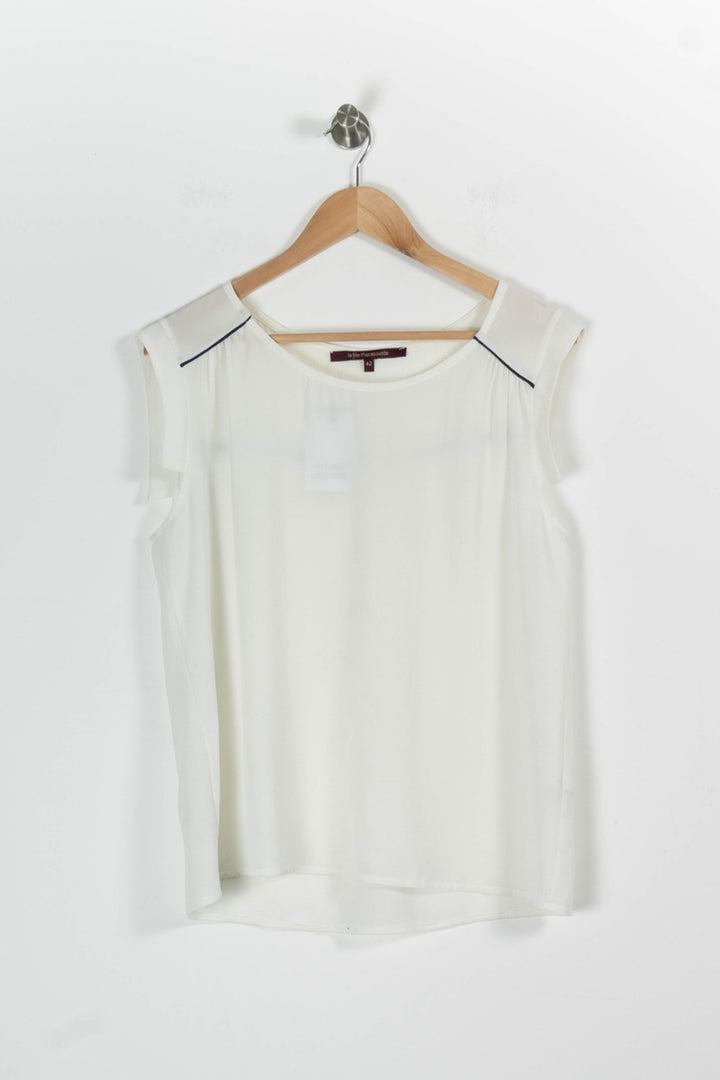 Blouse Blanche - Taille XL/42 de la marque La Fée Maraboutée | PARAD95524 - Vendu par Paradigme - Image 2