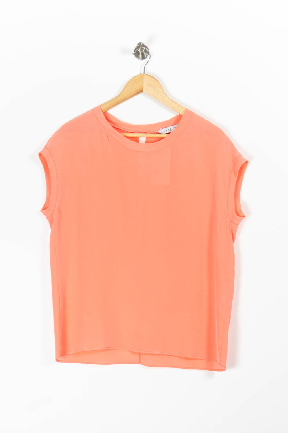 Blouse Rose - Taille L/40 de la marque Sandro | PARAD95525 - Vendu par Paradigme - Image 2