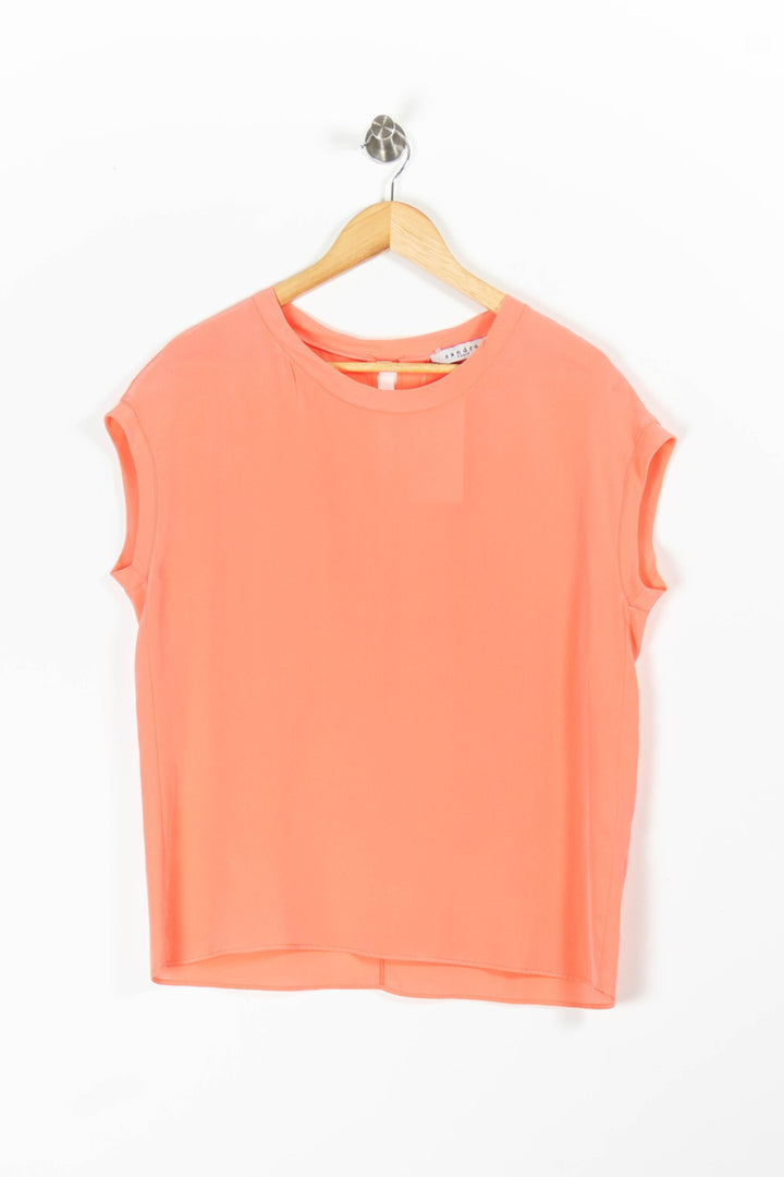 Blouse Rose - Taille L/40 de la marque Sandro | PARAD95525 - Vendu par Paradigme - Image 2