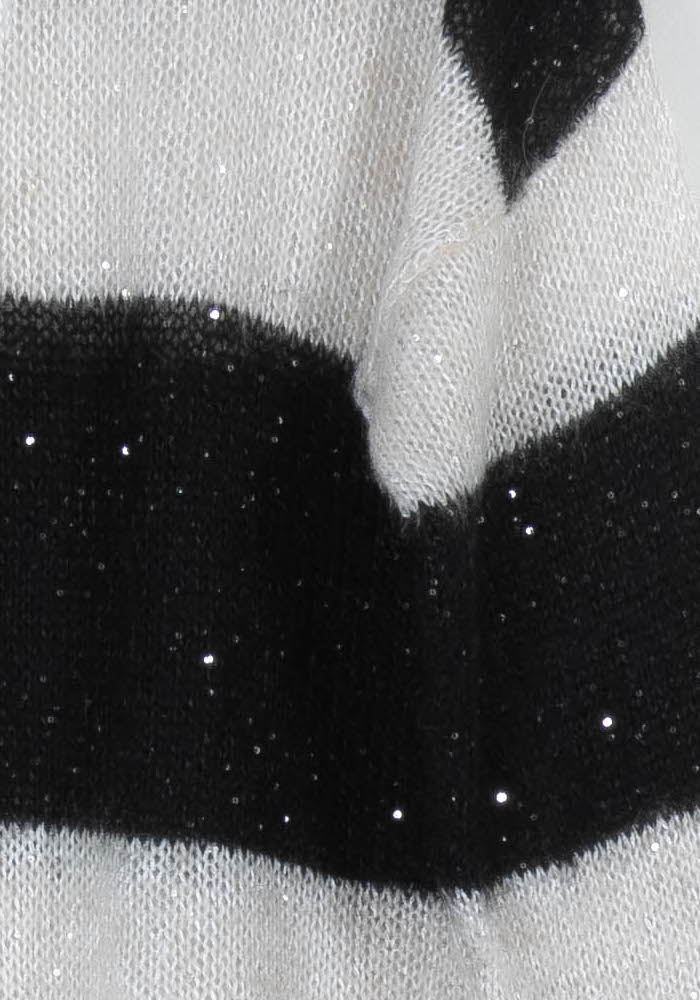 Pull Noir et Blanc - Taille S/36 de la marque ZAPA | PARAD95530 - Vendu par Paradigme - Image 3