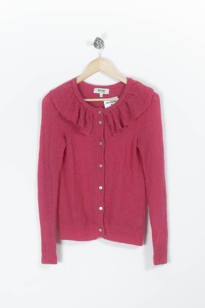 Cardigan Rose - Taille XS/34 de la marque Balzac Paris | PARAD95535 - Vendu par Paradigme - Image 2