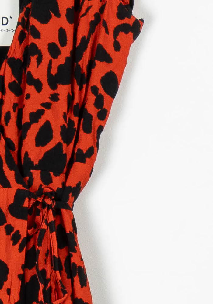Robe longue rouge et noire - Taille XS/34 de la marque Sud express | PARAD95540 - Vendu par Paradigme - Image 3