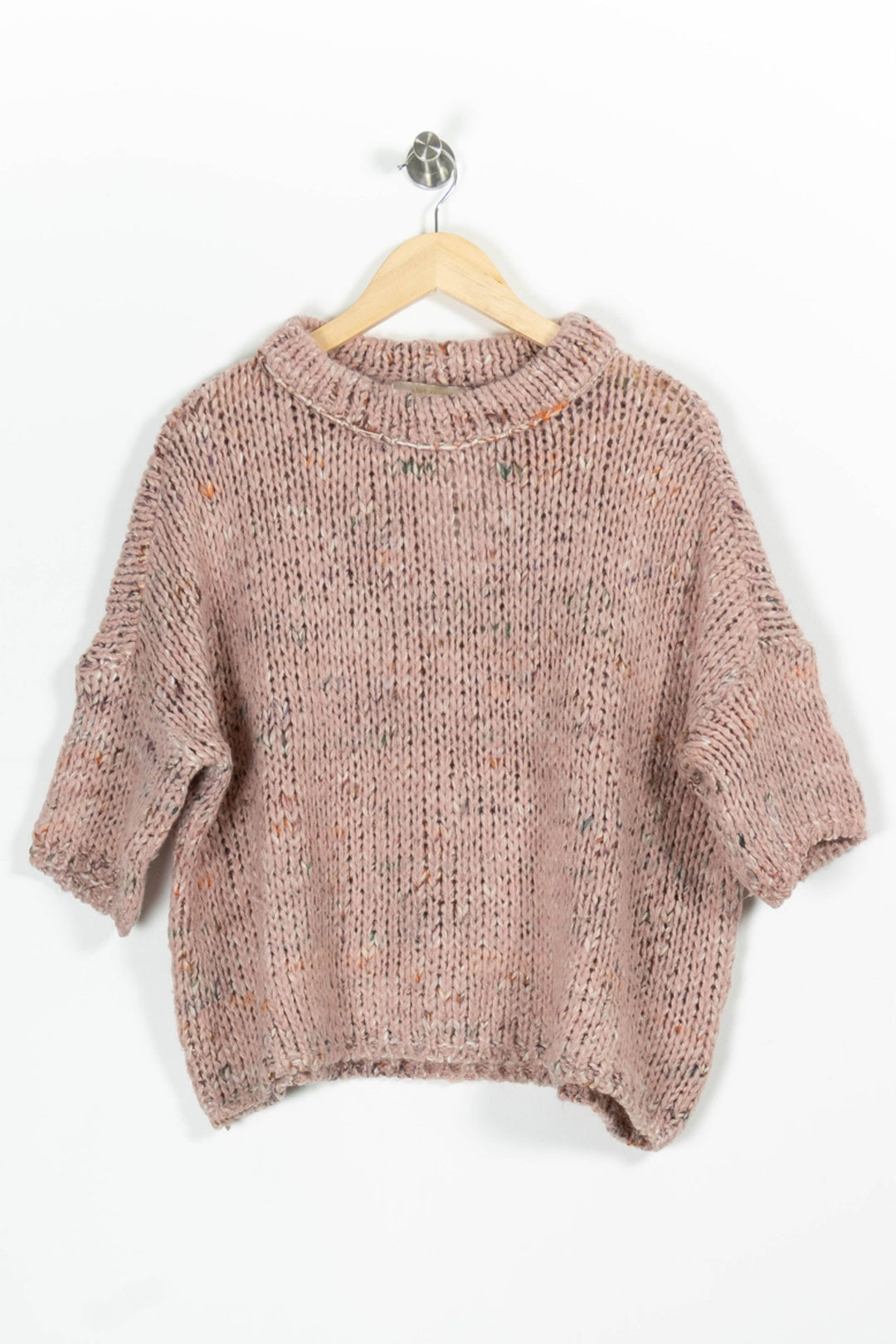 Pull Rose - Taille S/36 de la marque La Fée Maraboutée | PARAD95547 - Vendu par Paradigme - Image 2