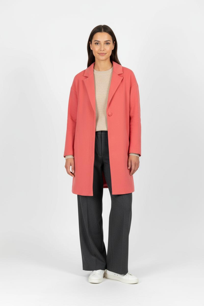 Manteau Rose - Taille S/36 de la marque IKKS | PARAD95553 - Vendu par Paradigme - Image 1