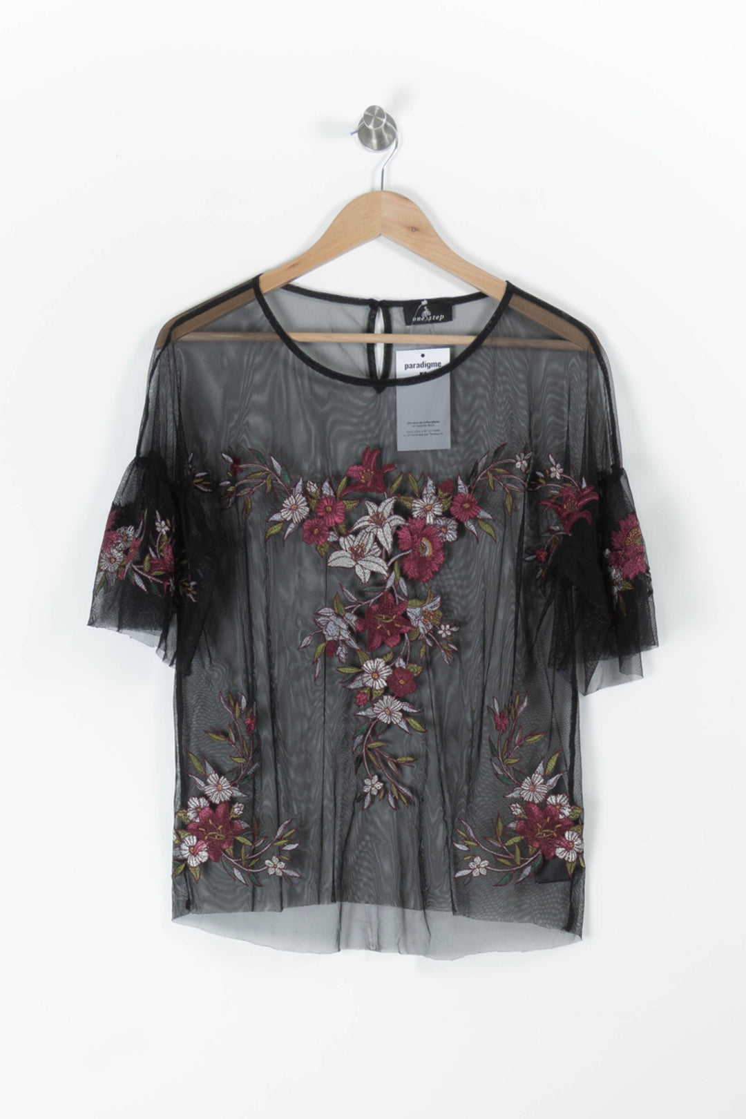 Blouse Noire - Taille S/36 de la marque One Step | PARAD95558 - Vendu par Paradigme - Image 2