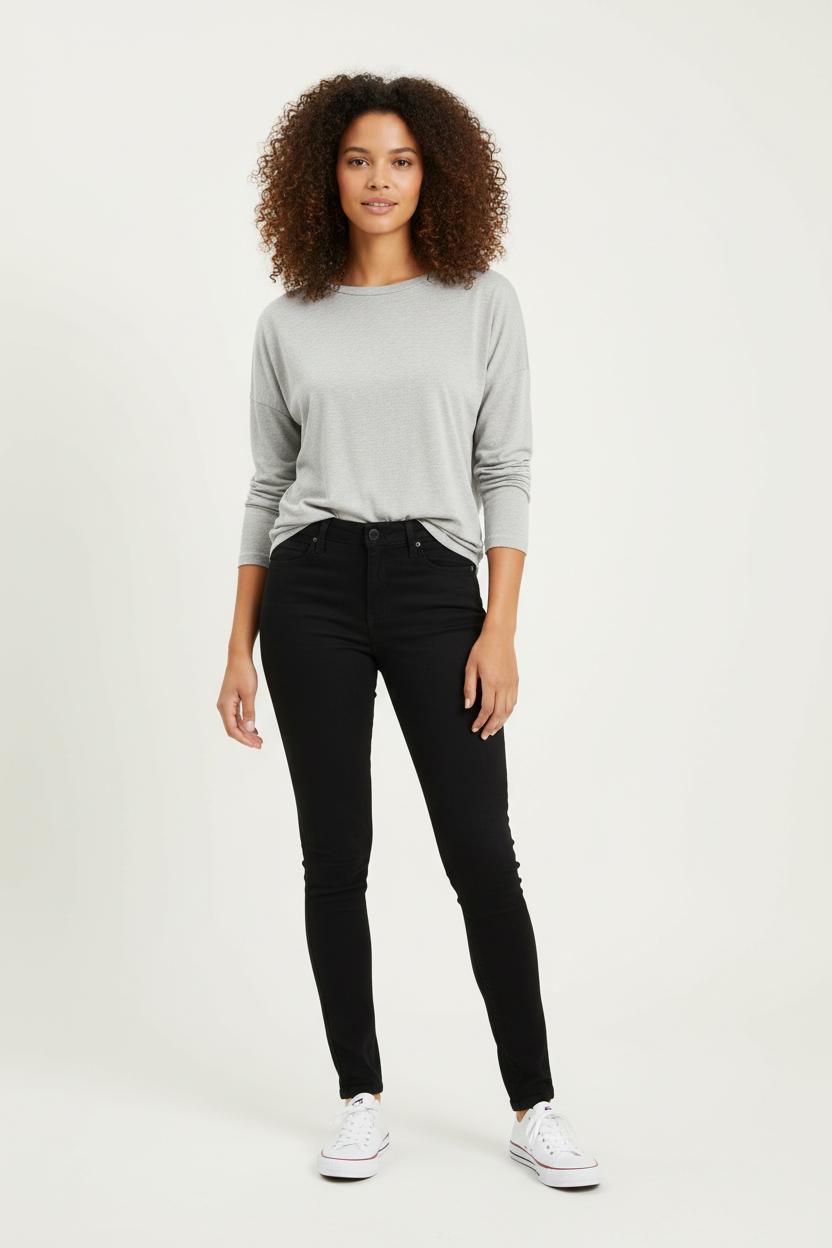 Jean Skinny Noir - Taille M/38 de la marque ZAPA | PARAD95559 - Vendu par Paradigme - Image 1