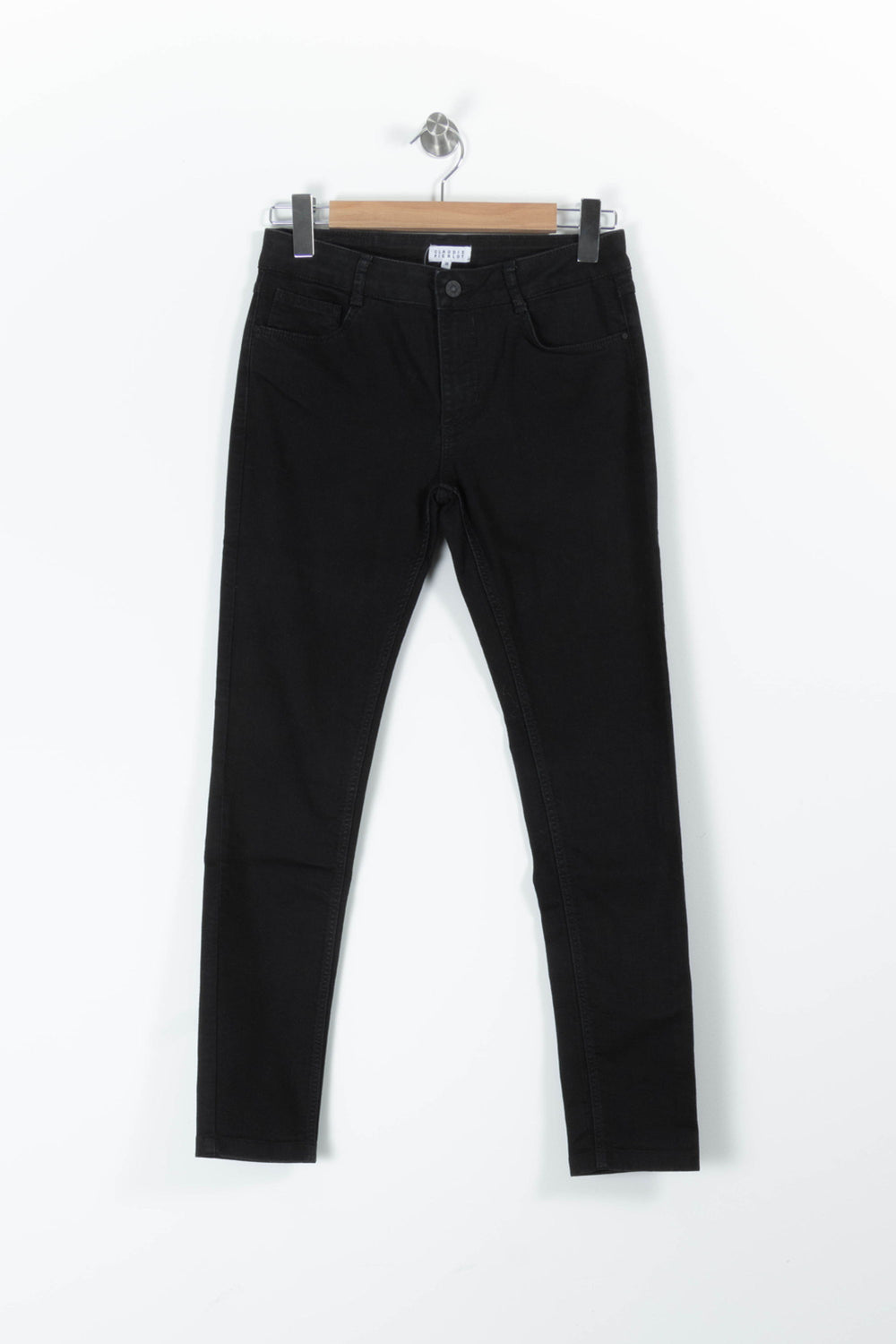 Jeans Noir - Taille M/38 de la marque Claudie Pierlot | PARAD95561 - Vendu par Paradigme - Image 2
