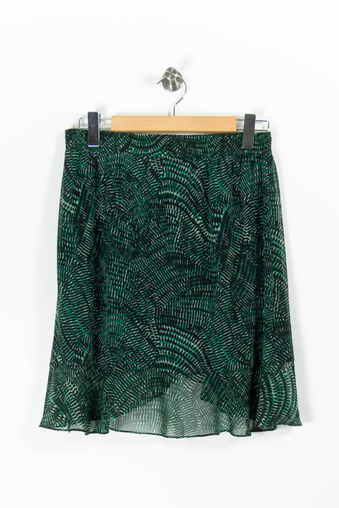Jupe Verte et Noire - Taille S/36 de la marque La Fée Maraboutée | PARAD95566 - Vendu par Paradigme - Image 4