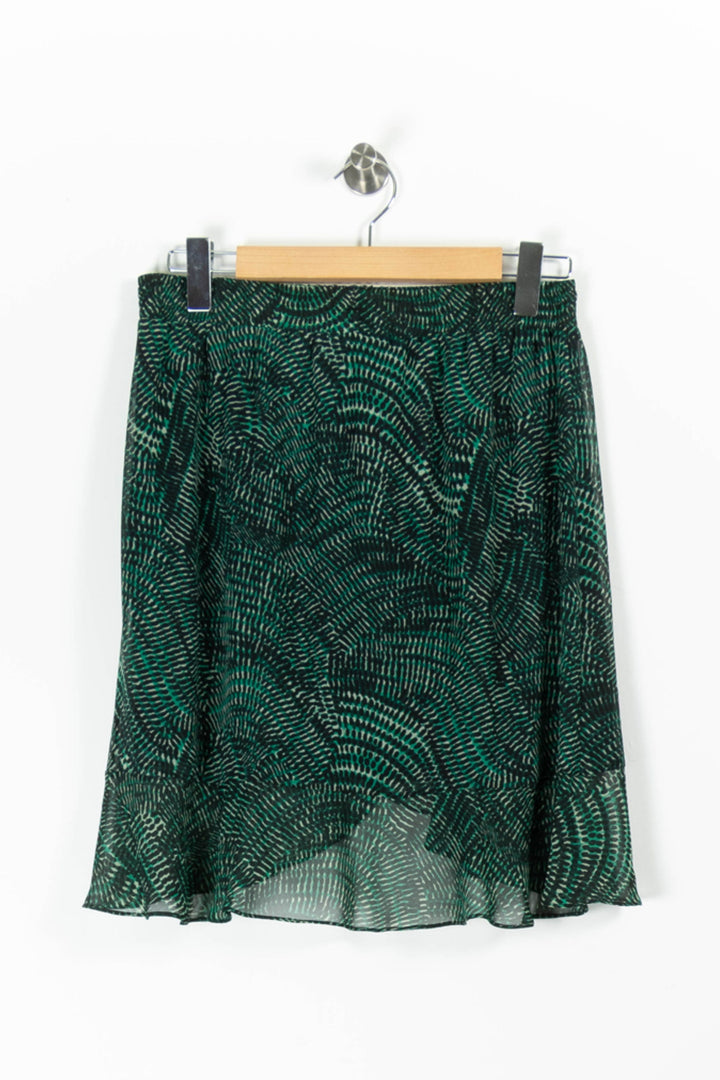 Jupe Verte et Noire - Taille S/36 de la marque La Fée Maraboutée | PARAD95566 - Vendu par Paradigme - Image 4
