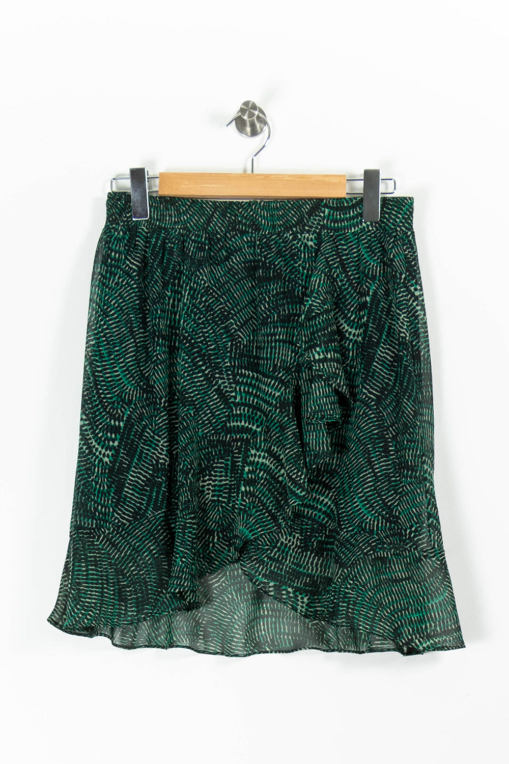 Jupe Verte et Noire - Taille S/36 de la marque La Fée Maraboutée | PARAD95566 - Vendu par Paradigme - Image 2