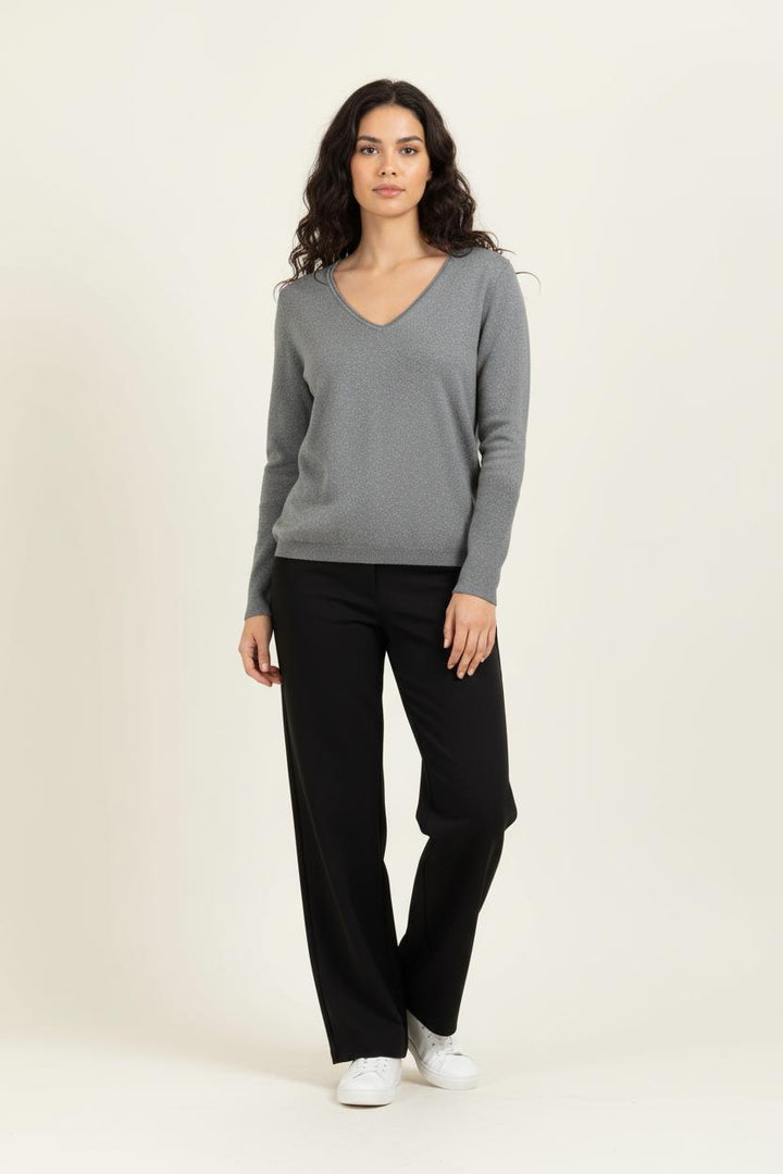 Pull Gris - Taille S/36 de la marque ZAPA | PARAD95569 - Vendu par Paradigme - Image 1