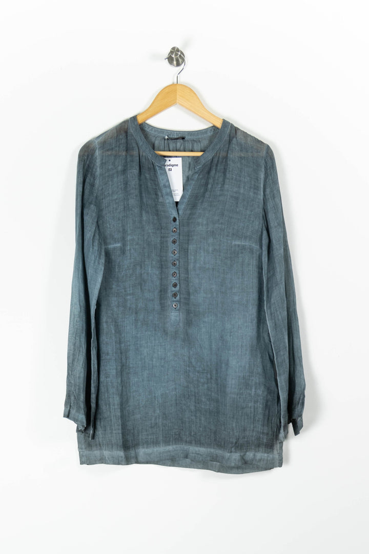 Blouse Bleue - Taille M/38 de la marque IKKS | PARAD95572 - Vendu par Paradigme - Image 2