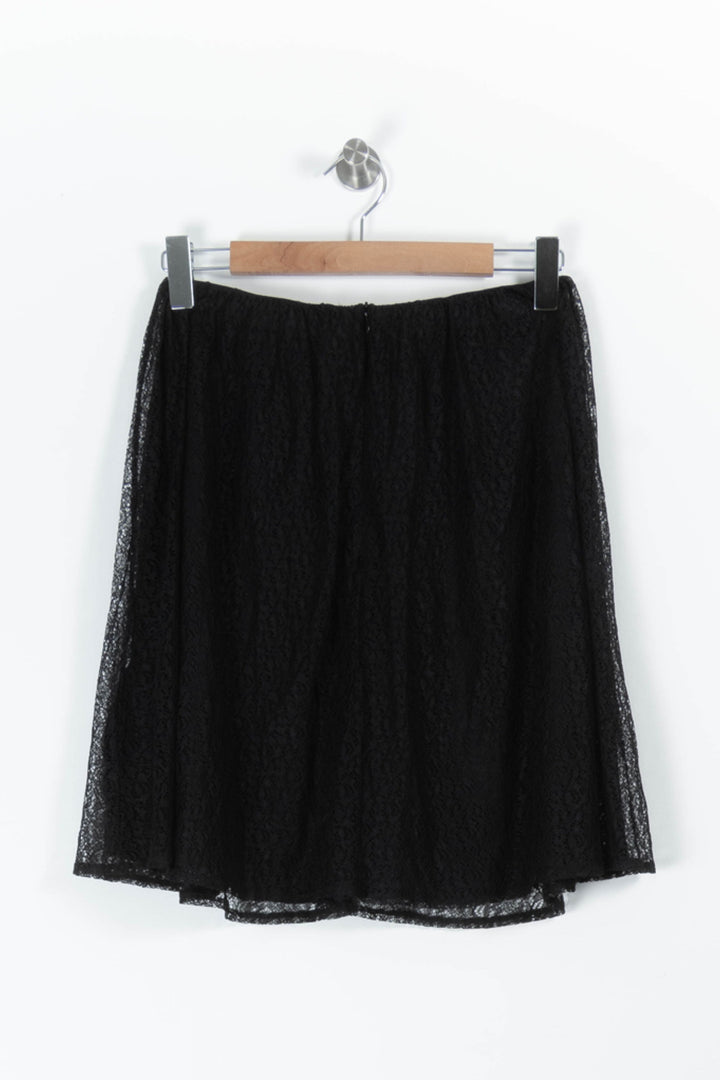 Jupe en Dentelle Noire - Taille M/38 de la marque Kookai | PARAD95573 - Vendu par Paradigme - Image 4