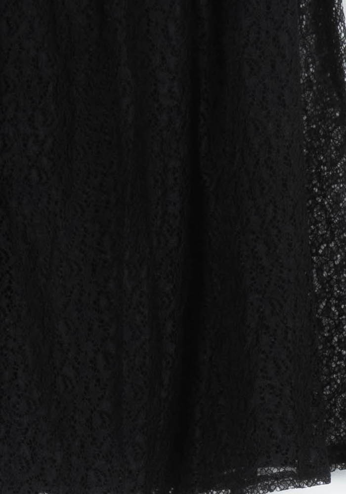Jupe en Dentelle Noire - Taille M/38 de la marque Kookai | PARAD95573 - Vendu par Paradigme - Image 3