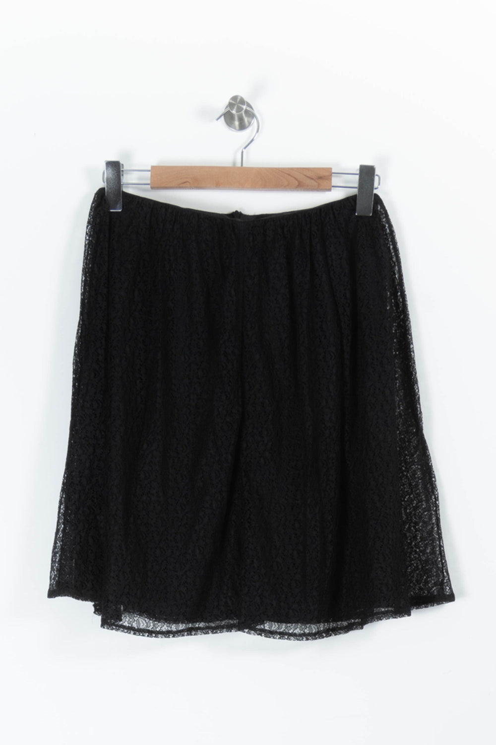 Jupe en Dentelle Noire - Taille M/38 de la marque Kookai | PARAD95573 - Vendu par Paradigme - Image 2
