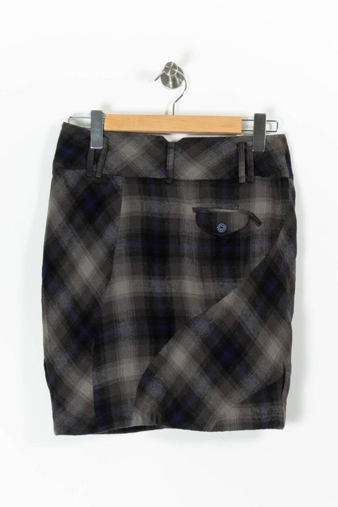 Jupe Courte Grise et Bleue - Taille XS/34 de la marque One Step | PARAD95575 - Vendu par Paradigme - Image 4