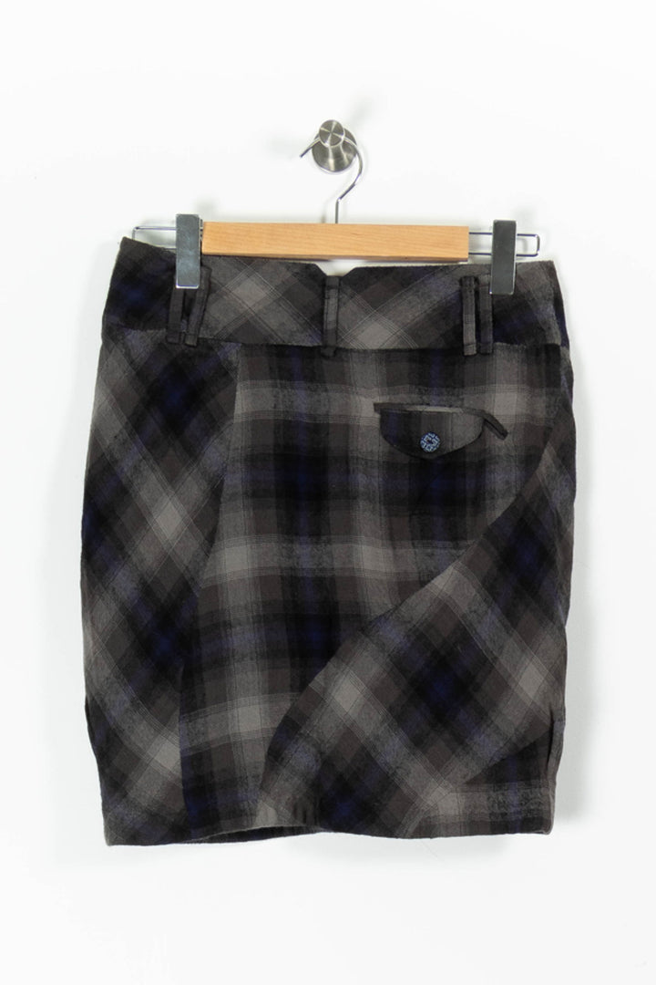 Jupe Courte Grise et Bleue - Taille XS/34 de la marque One Step | PARAD95575 - Vendu par Paradigme - Image 4