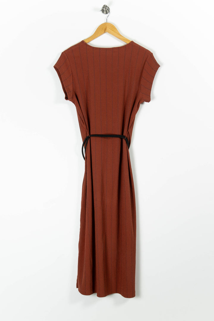 Robe Bordeaux - Taille S/36 de la marque La Fée Maraboutée | PARAD95583 - Vendu par Paradigme - Image 4