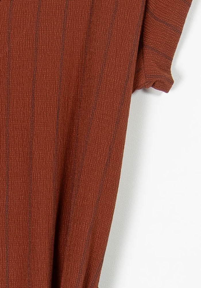 Robe Bordeaux - Taille S/36 de la marque La Fée Maraboutée | PARAD95583 - Vendu par Paradigme - Image 3