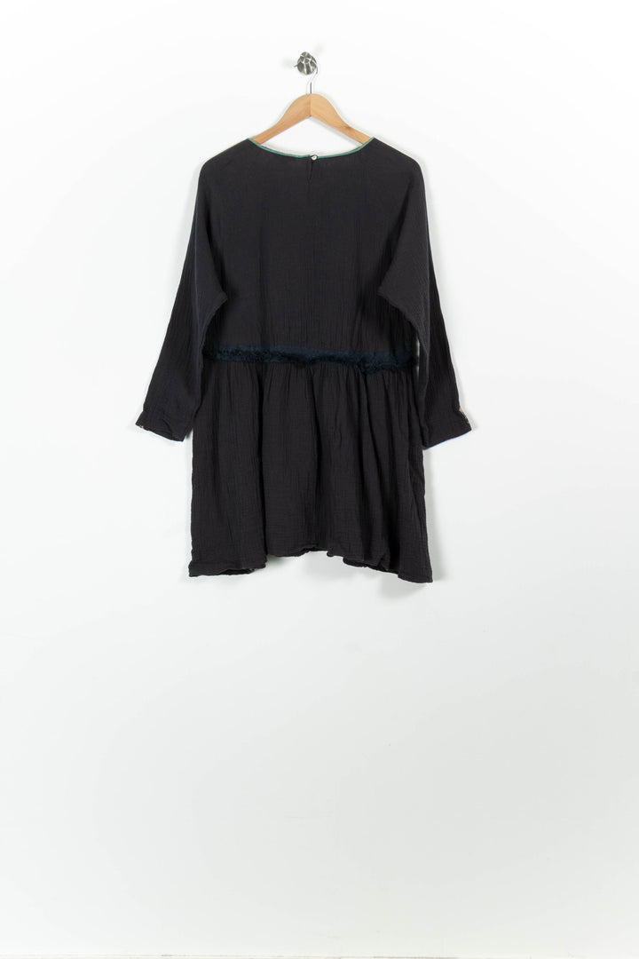 Robe Courte Noire - Taille M/38 de la marque Louise Misha | PARAD95586 - Vendu par Paradigme - Image 4