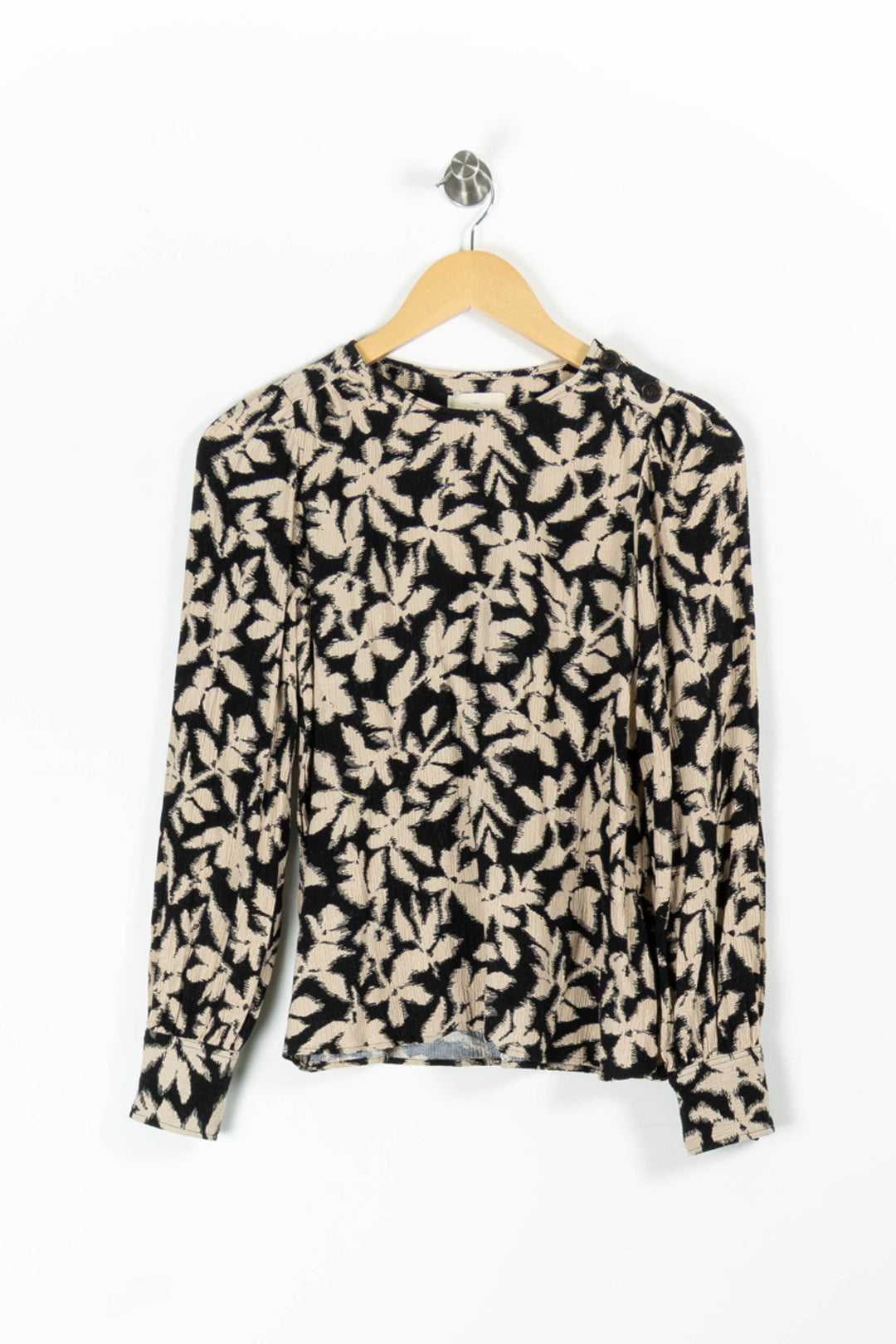 Blouse Noir et Beige - Taille S/36 de la marque Sézane | PARAD95591 - Vendu par Paradigme - Image 2