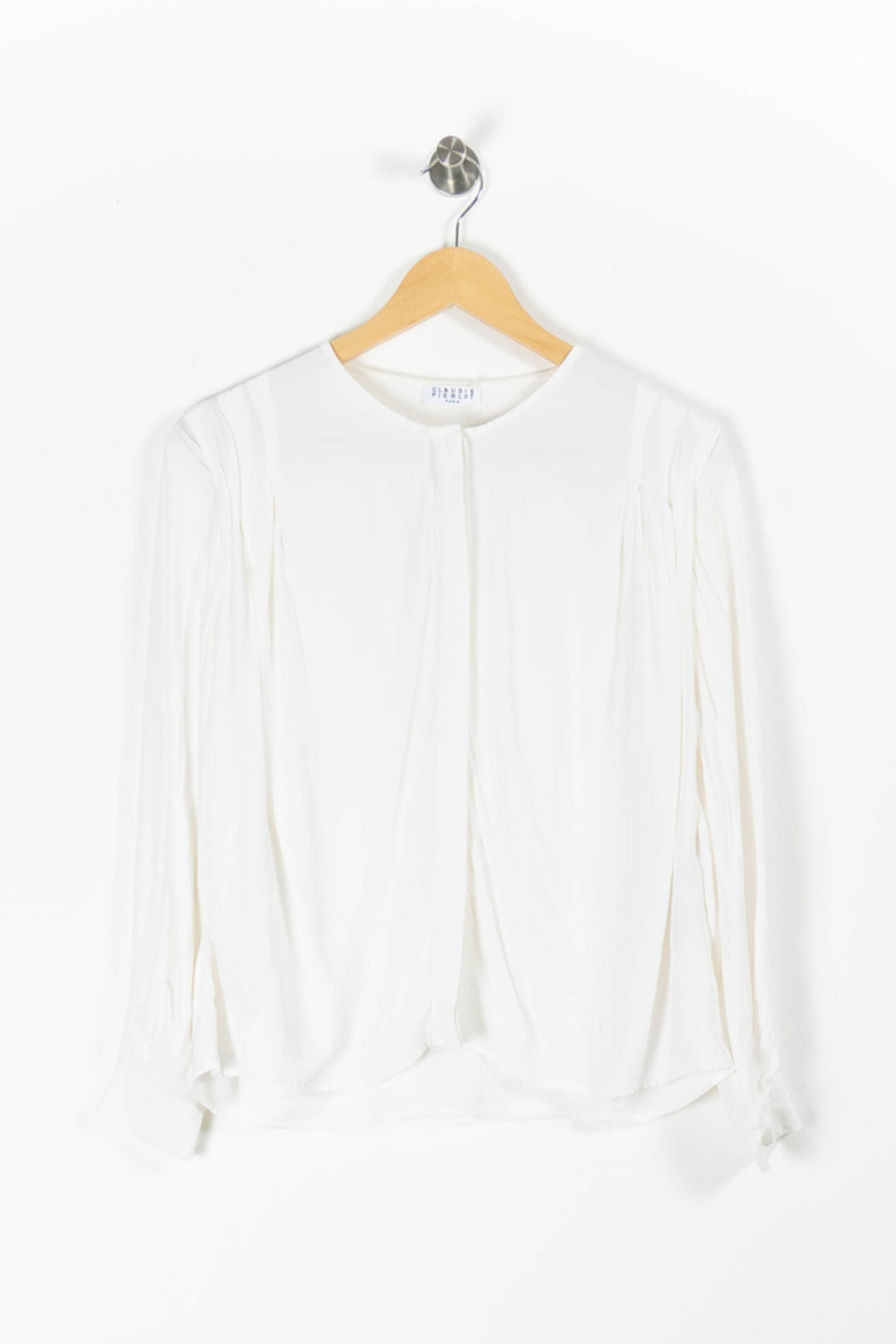 Blouse Blanche - Taille S/36 de la marque Claudie Pierlot | PARAD95593 - Vendu par Paradigme - Image 2
