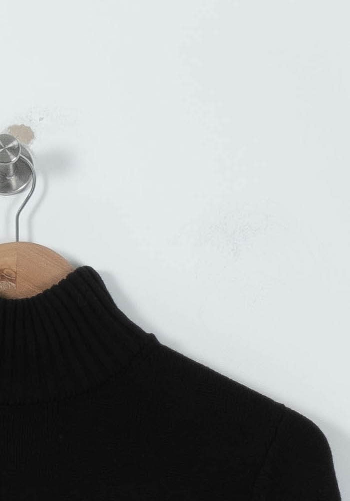 Robe Pull Noire - Taille XS/34 de la marque IKKS | PARAD95597 - Vendu par Paradigme - Image 3