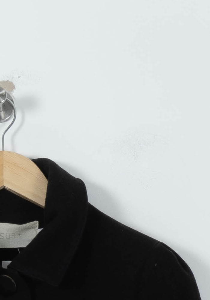 Manteau Noir - Taille S/36 de la marque Sessùn | PARAD95598 - Vendu par Paradigme - Image 3