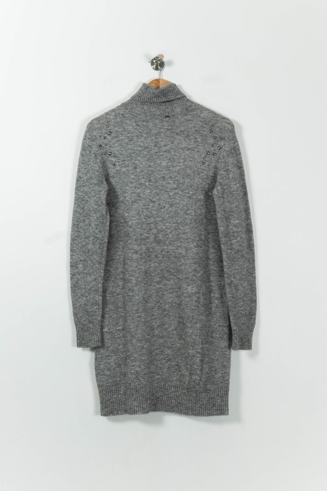 Robe Pull Grise - Taille S/36 de la marque IKKS | PARAD95599 - Vendu par Paradigme - Image 4